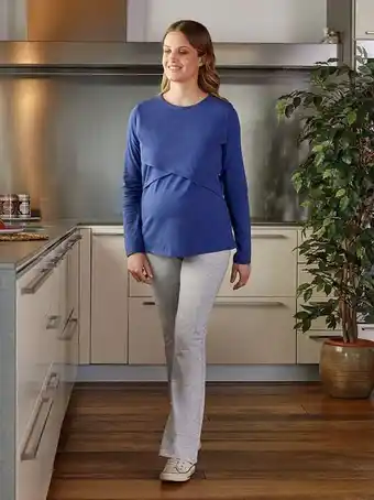 Prénatal Leggings maternidade em jersey de algodão cinzento - prénatal promoção