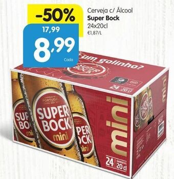 Minipreço Cerveja super bock promoção