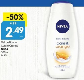 Minipreço Gel de banho nivea promoção