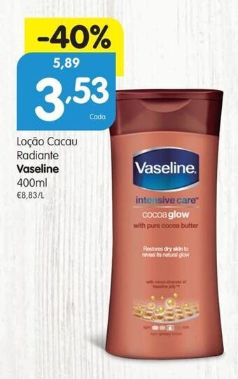 Minipreço Loção hidratante vaseline promoção