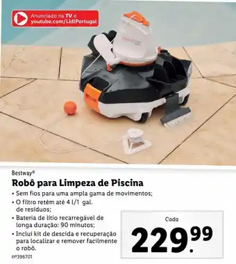 Lidl Aspirador de fundo bestway promoção