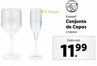 Lidl Copo ernesto promoção