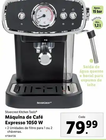 Lidl Cafeteira inox silvercrest promoção