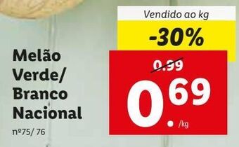 Lidl Melão promoção