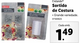 Lidl Conjunto de costura promoção