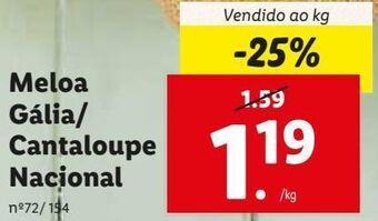 Lidl Melão promoção