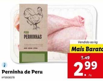 Lidl Coxas de peru promoção