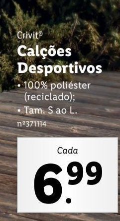 Calções crivit