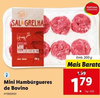 Mini hambúrgueres