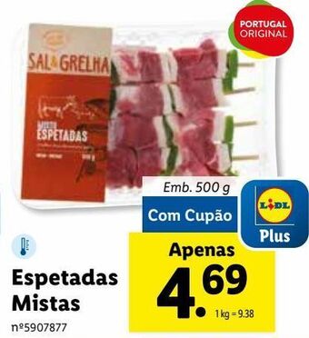 Lidl Espetada promoção