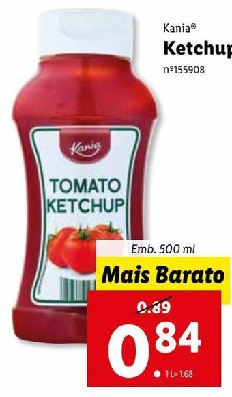 Lidl Ketchup promoção