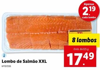 Lidl Lombo de salmão promoção