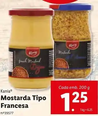 Lidl Mostarda promoção