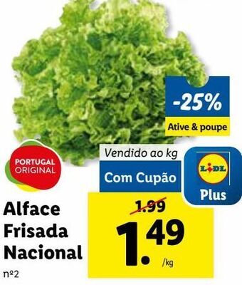 Lidl Alface promoção