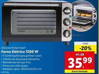 Lidl Forno elétrico silvercrest promoção