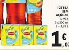 E.Leclerc Chá gelado lipton promoção