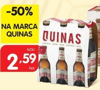 Minipreço Cerveja quinas promoção