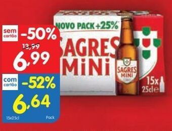 Minipreço Cerveja sagres mini promoção