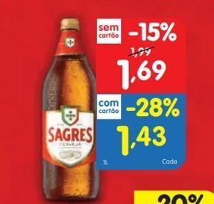 Minipreço Cerveja sagres promoção