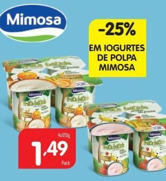 Iogurte mimosa