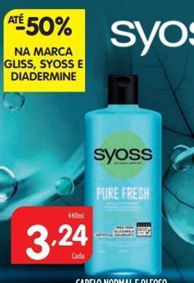 Minipreço Produtos para o cabelo syoss promoção