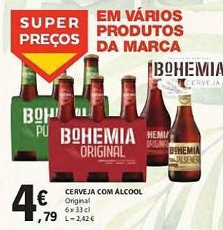E.Leclerc Cerveja bohemia promoção