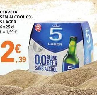 E.Leclerc Cerveja sem álcool promoção