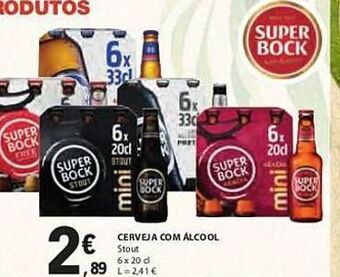 E.Leclerc Cerveja super bock promoção