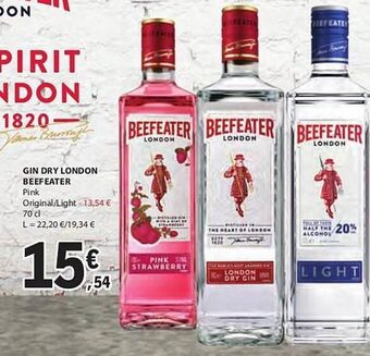 E.Leclerc Gin beefeater promoção