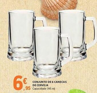 E.Leclerc Copo de cerveja promoção