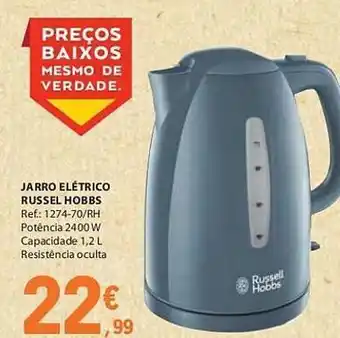 E.Leclerc Jarras russell hobbs promoção