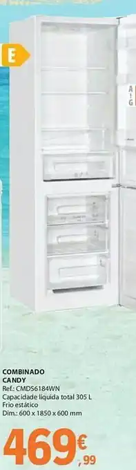 E.Leclerc Frigorífico combinada candy promoção