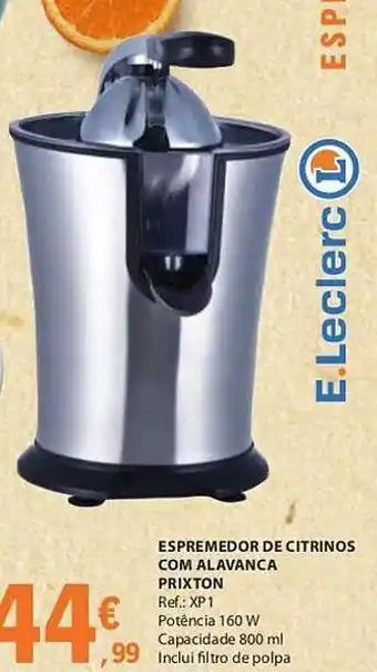 E.Leclerc Espremedor promoção