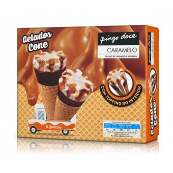 Pingo Doce Gelado cone de caramelo e baunilha pingo doce promoção