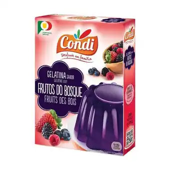 Gelatina frutos do bosque condi
