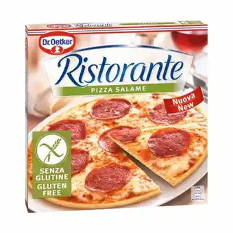 Pizza ristorante salame sem glúten dr. oerker
