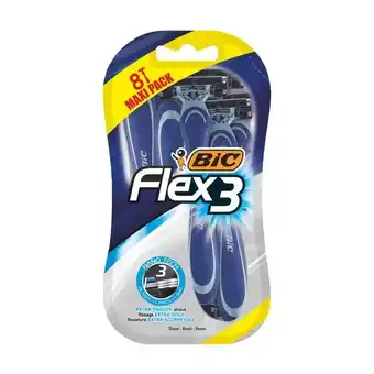 Pingo Doce Lâminas de barbear descartáveis comfort flex 3 bic promoção