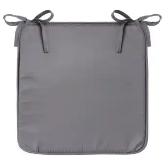 Coxim cinzento para cadeira 39x39cm