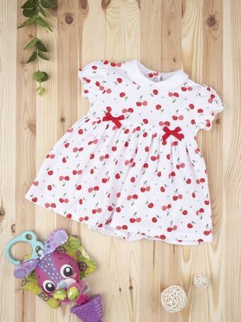 Prénatal Vestido de menina "cerejas" - prénatal promoção