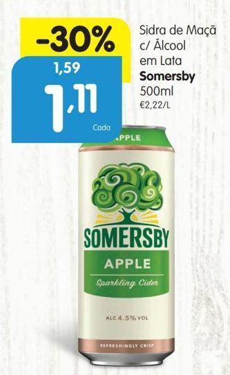 Minipreço Sidra somersby promoção