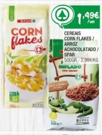 Spar Cereais Corn Flakes/ Arroz Achocolatado/ Spar promoção