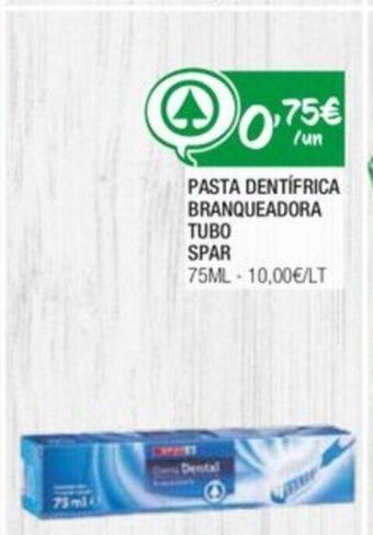 Spar Pasta Dentifrica Branqueadora promoção