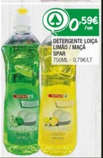 Spar Detergente Loica Limao/ maca spar promoção