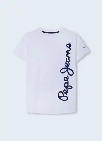 Pepe Jeans T-shirt com logo grande waldo promoção