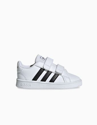 Zippy Sapatilhas para bebé 'adidas grand court', branco/preto promoção