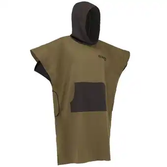 Decathlon Poncho de surf 500 adulto caqui promoção