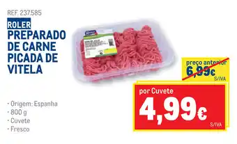 Makro Roler Preparado de Carne Picada de Vitela 800g promoção