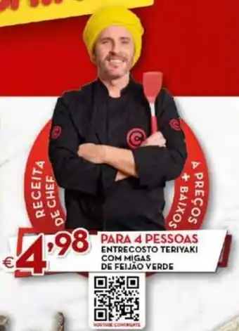 Continente Para 4 Pessoas Entrecosto Teriyaki promoção