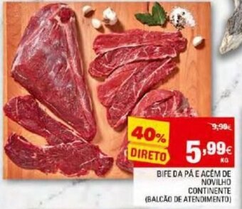 Continente Bife da Pà e Acém de Novilho Continente promoção