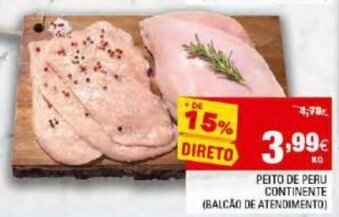 Continente Peito de Peru Continente promoção